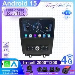 Android 15 For Ford Mustang V S-197 2009 2010 2011 2012 - 2014 Radio Stereo Screen Multimedia Carplay Car Player GPS Navigation