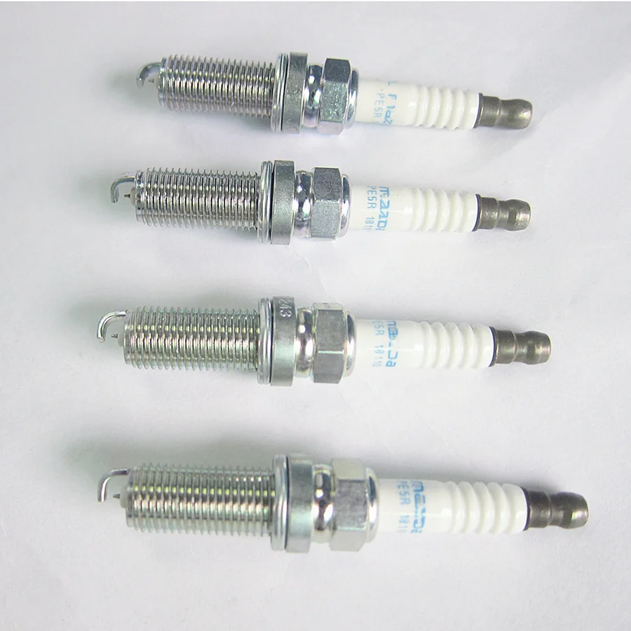 Car accessories PE5R-18-110 OEM dual Iridium spark plug for Mazda CX5 Mazda 3 2014 Mazda 6 CX4 sky active engine