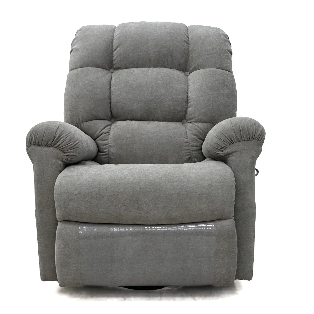 

zz Geek Sofa Supplier Custom Manual Lounge Fabric Soft Backrest with Swivel and Swivel Functions for Living Room Furniture