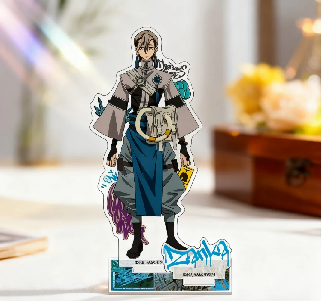 GACHIAKUTA Enjin Zanka Nijiku Acrylic Stand Keychain Set Cleaning