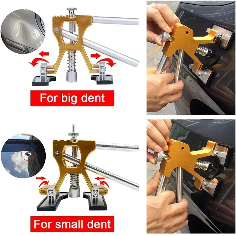 Carro Dent Repair Tool Kit, removedor de Dent, Auto Paintless Extrator, Body Suction Cup, Ferramentas Automotivas, Novo