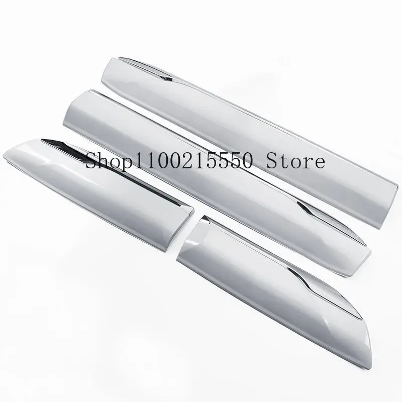 For Toyota Land Cruiser 300 Series LC300 2021-2023 ABS Chrome Outlet Door Side Body Molding Strip Car Styling Cover Trim