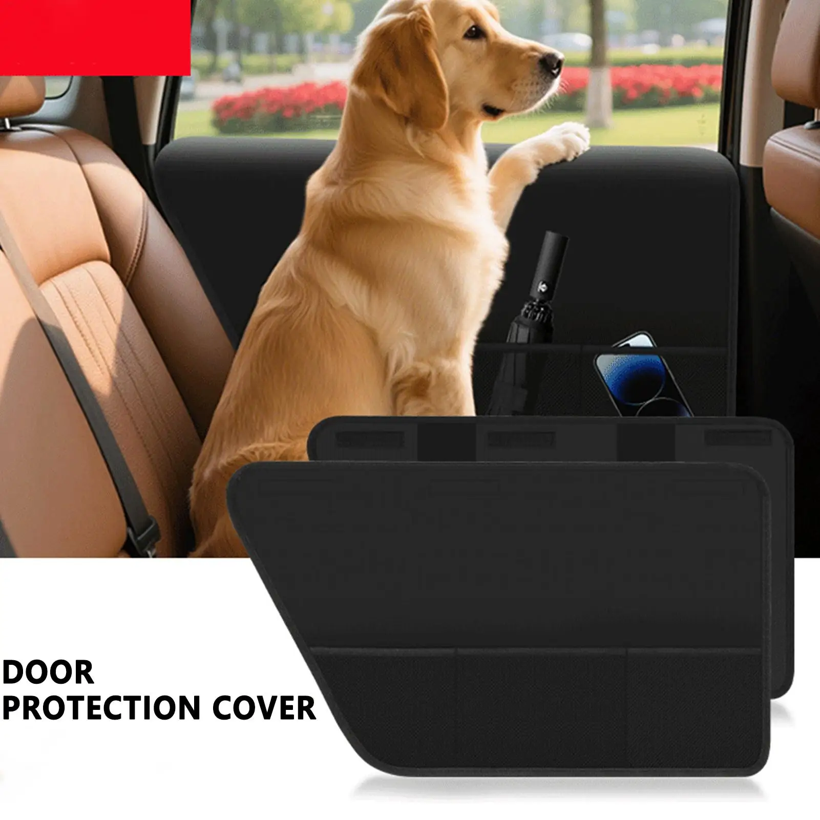 Dogs Car Door Protector Waterproof Pet Car Door Cover Anti Scratch Vehicle Door Protector Guard For Car Doors Dogs Claws