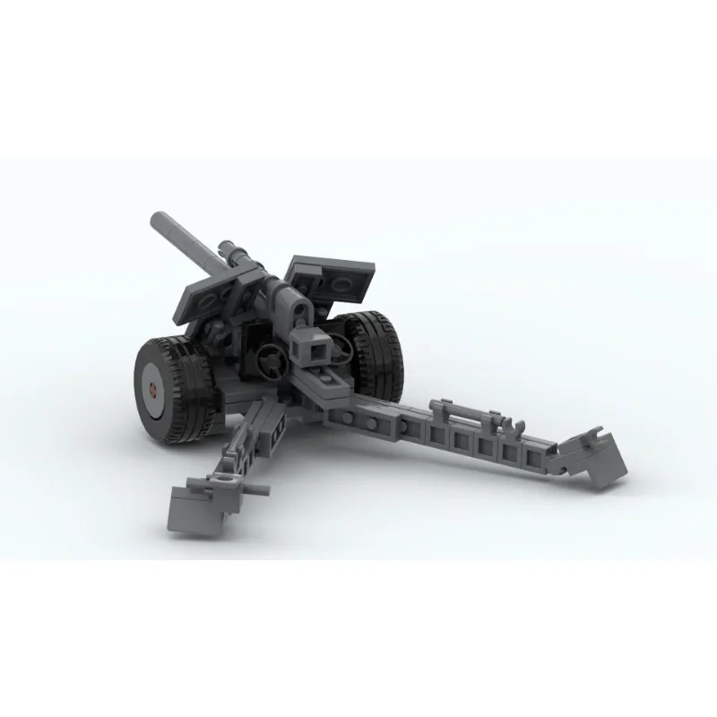 hot military WW2 technical US Army Anti tank M5 Howitzers Carriage vehicles suspension war Building Blocks weapons bricks toys