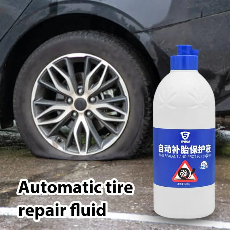 

Repair Sealant For Tires Anti-Freezing Repair Sealant For Flat Tire 500ml Gentle Motorcycles Tire Repair Sealant Portable Tire