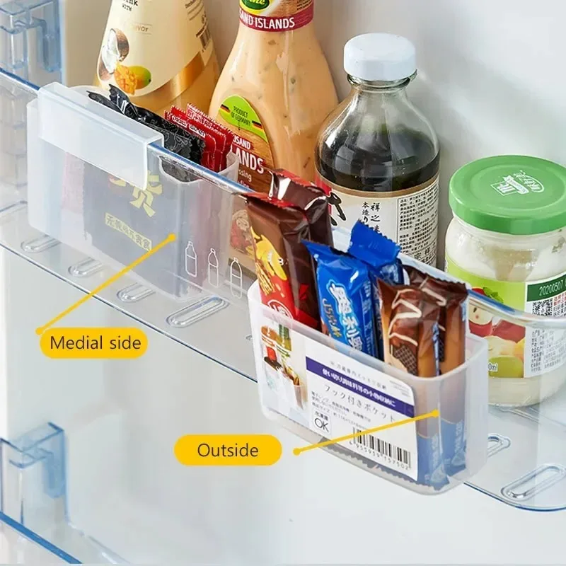 Refrigerator Side Door Organizer Hanging Storage Box Condiment Bag Sauce Small Items Seasoning Box