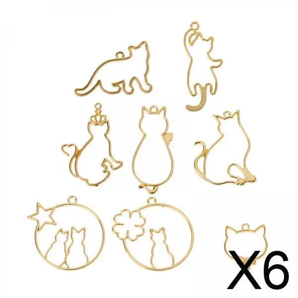 6X 8Pcs Cat Open Be…