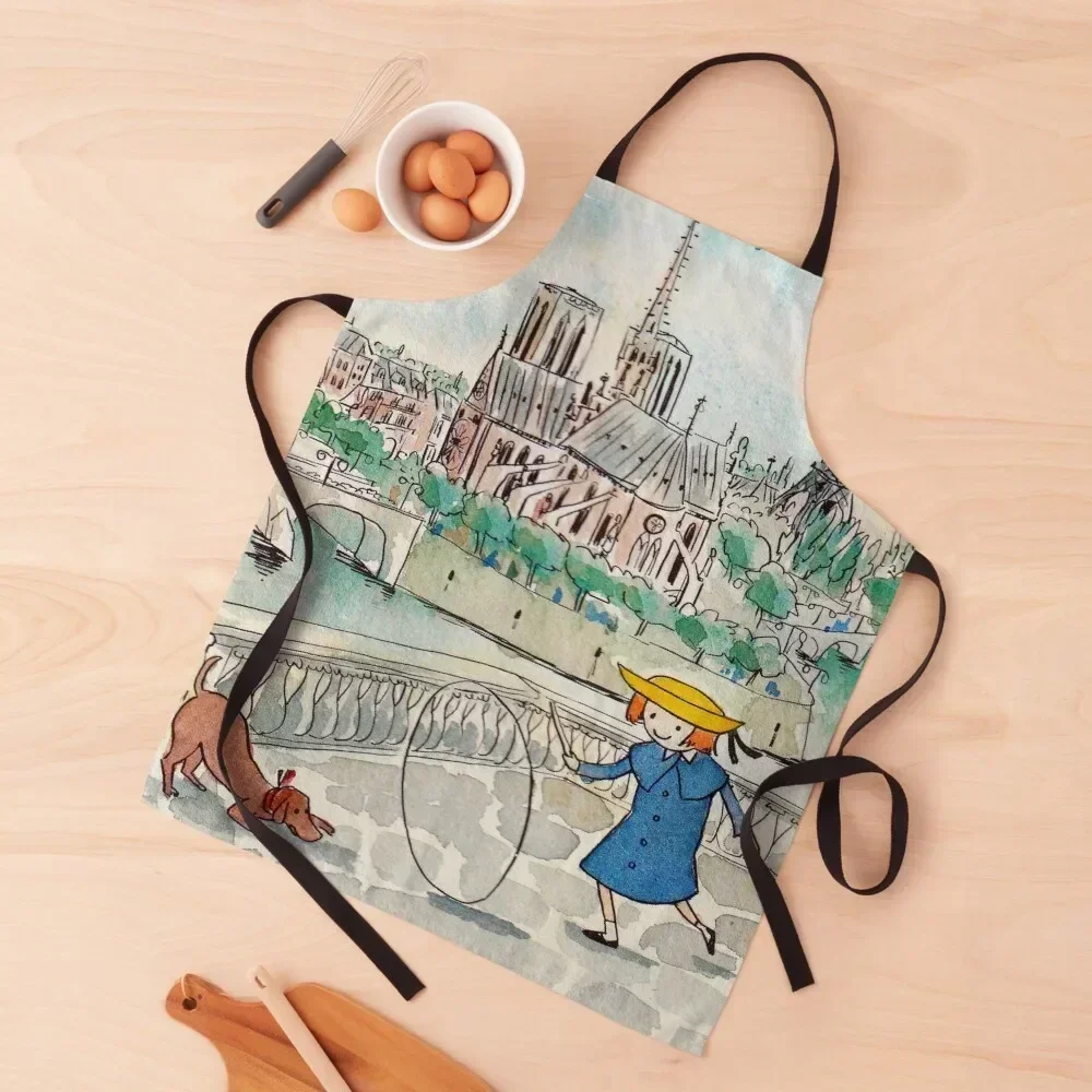 

Акварельный фартук Madeline Paris, женский рождественский подарок с карманами, рабочий женский фартук