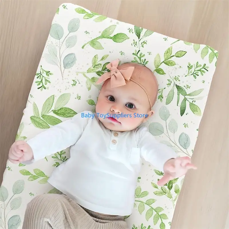 R1WF Comfortable Infant Massage Mat Cover Nursery Essential Baby Changing Pad Cover Elasticized For Standard Changing Tables