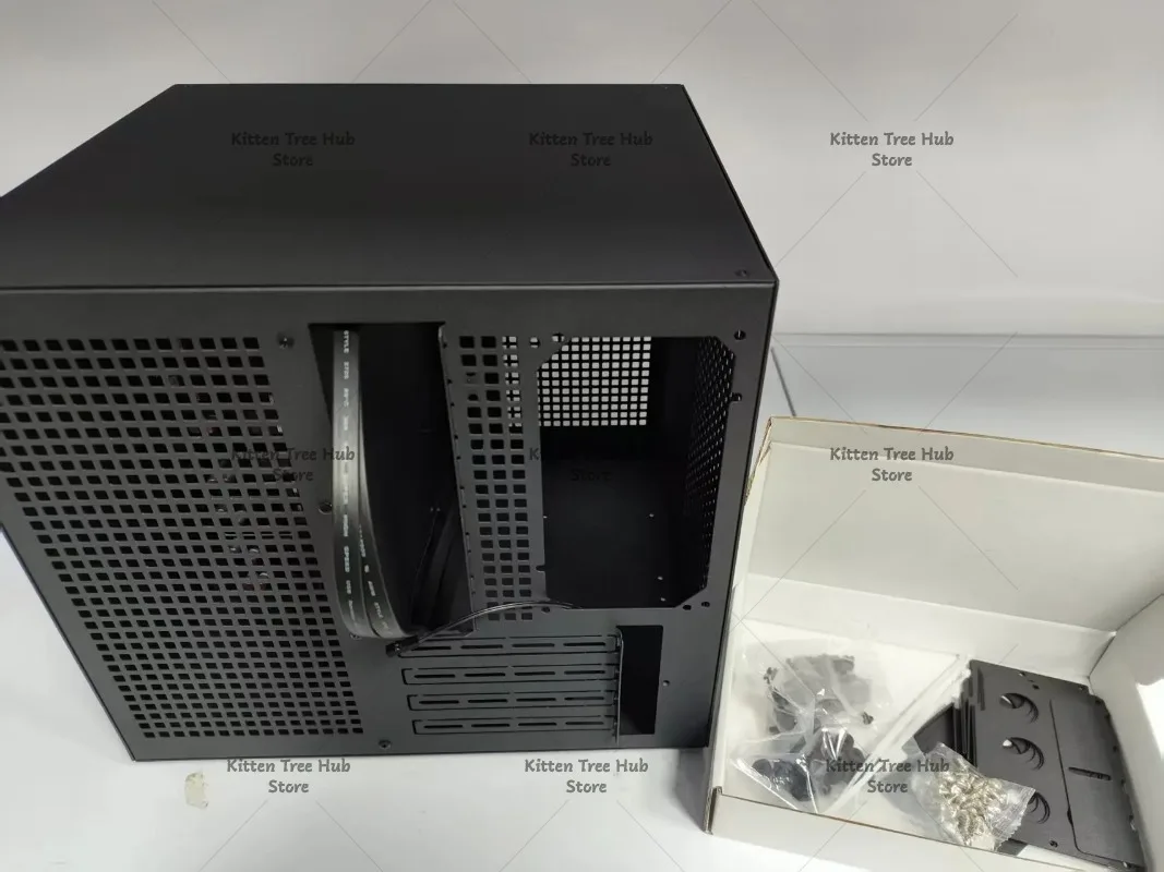 8-Bay NAS Tower Case with Backplane – Supports ATX PSU, MATX Board, Full-Height PCIe