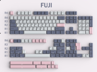 ABS Double Shot Keycap Cherry Profile GMK Fuji Keycaps English GMK Nuke Data For mx Switch Mechanical Keyboards With ISO Enter