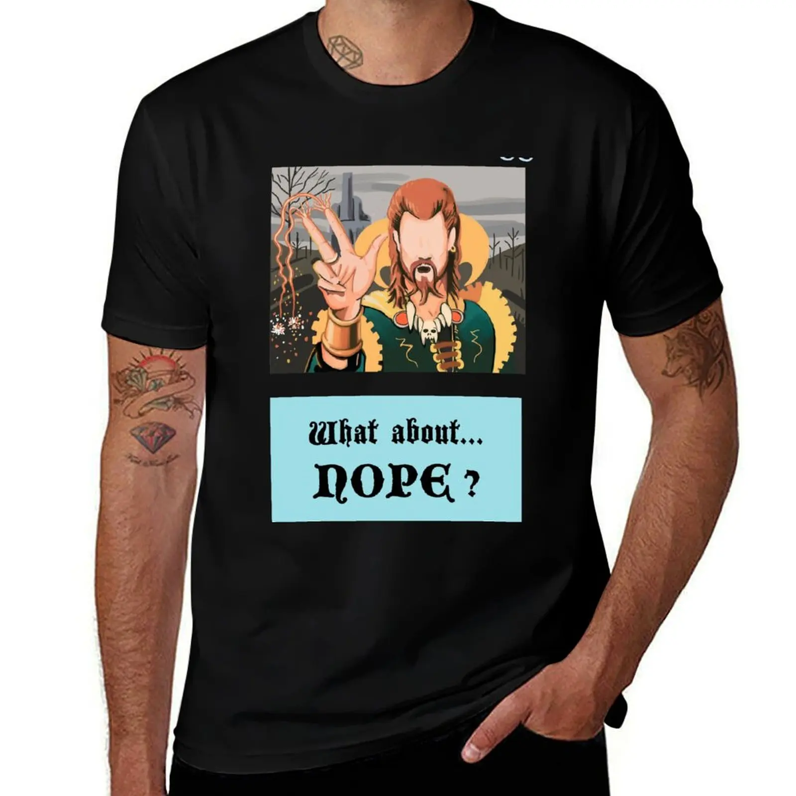 

Nope T-Shirt black cotton t-shirt plain for man package man t shirts for men casual T-Shirt