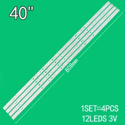 for TCL 40 inch LCD TV LED40D12-02/03(A)  30340012205 TCL LE40D8810 LED40F1100C LE40A7100L 40A5M LE40B3000W backlight strip