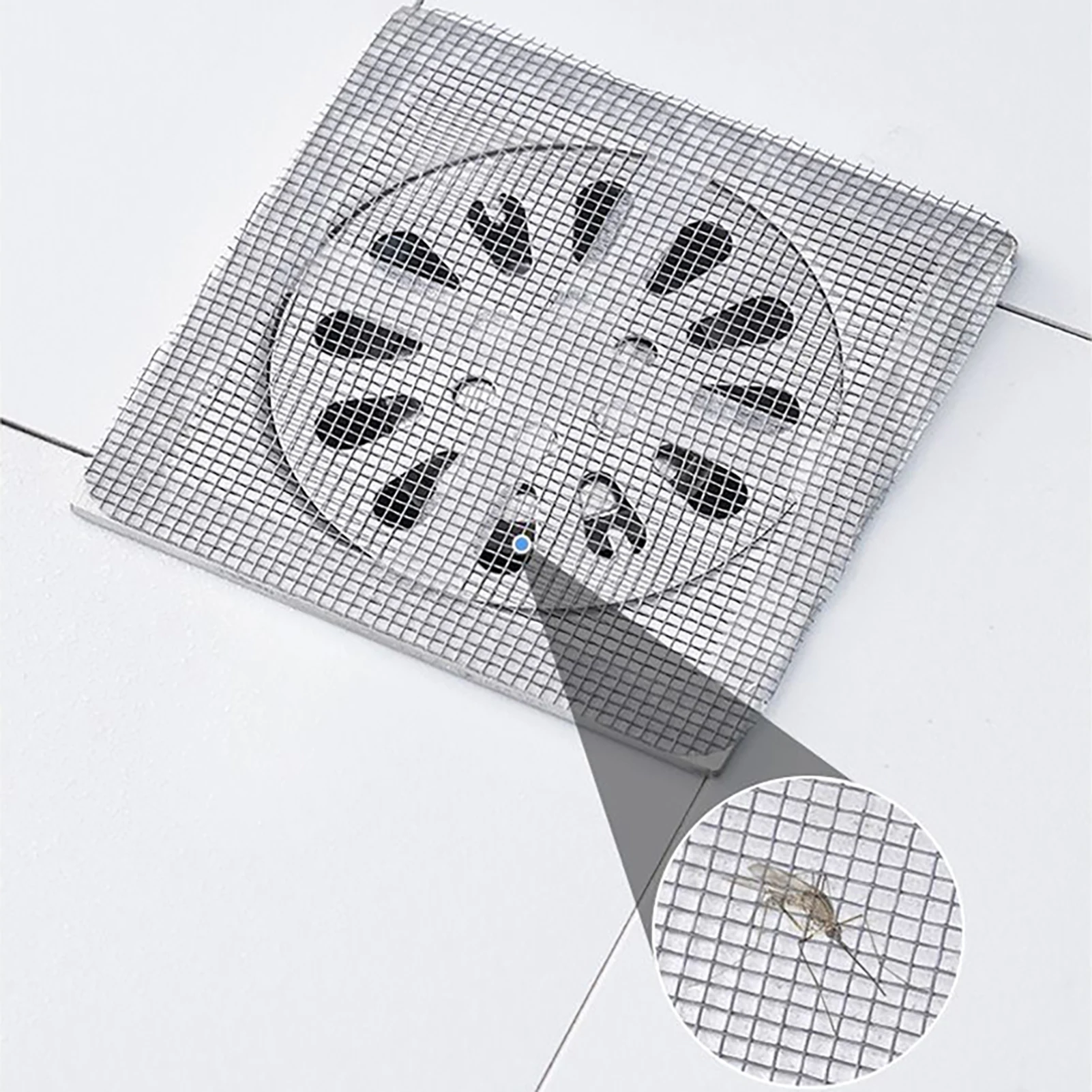 New Hot Shower Drain Mesh Stickers Anti Clogging Floor Drain Strainer Stickers for Bathroom Laundry Bathtub