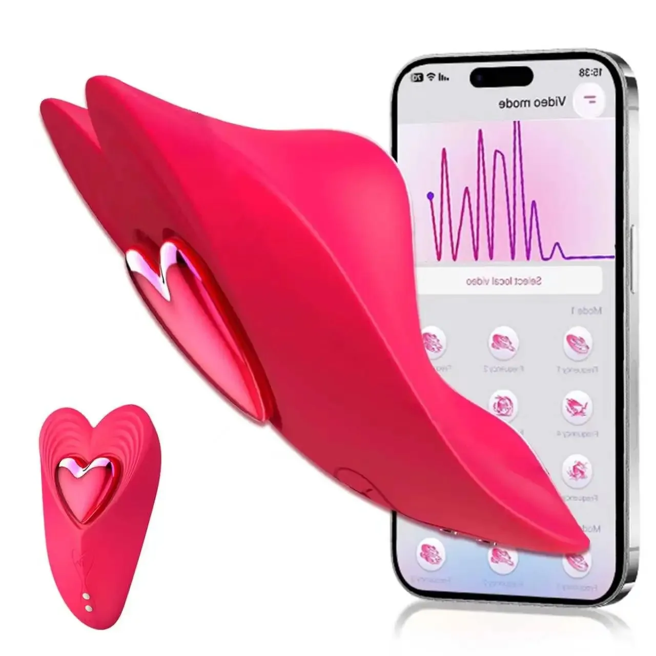 APP-Controlled Wearable Couple's Vibrator, Vibrating Panties, Women's Mini Bullet Vibrator, Adult Couple's Sex Toys