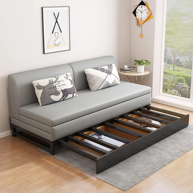 Relaxing Two Seater Sofas Beds Waterproof Lounge Living Room Lazy Sofa Bed Recliner Modern Nordic Divani Da Soggiorno Furniture image 4