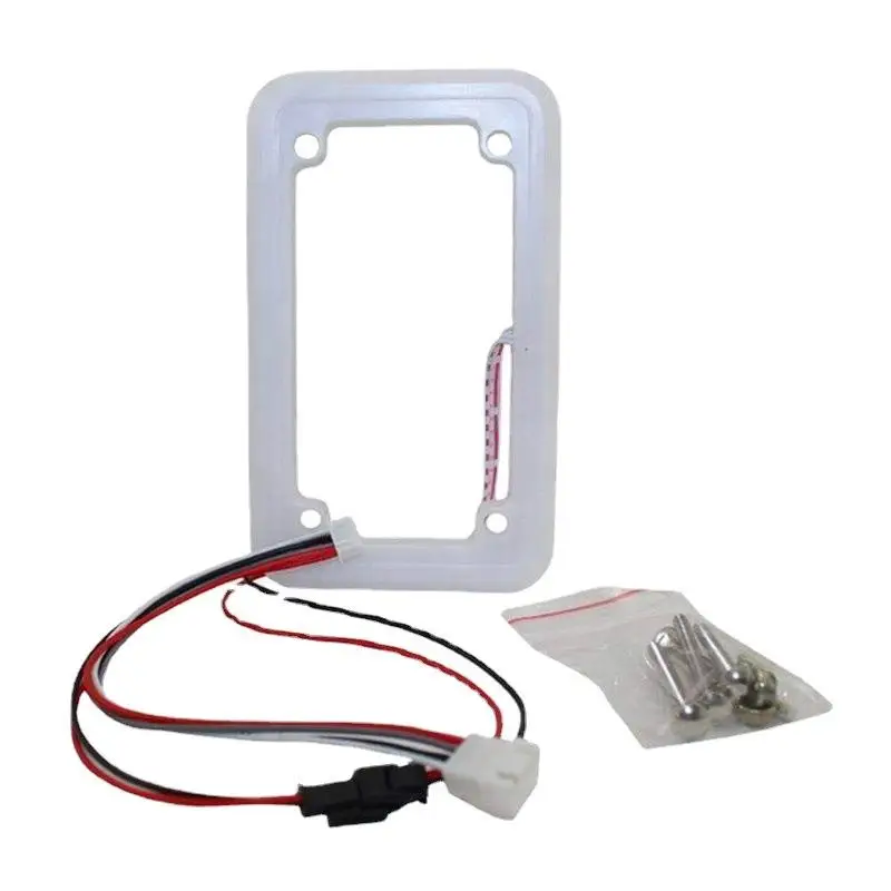 New！1 PCS 12V DC Coin Acceptor Part Coin Selector Accessory Colorful Flashing Decorative Front LED Frame
