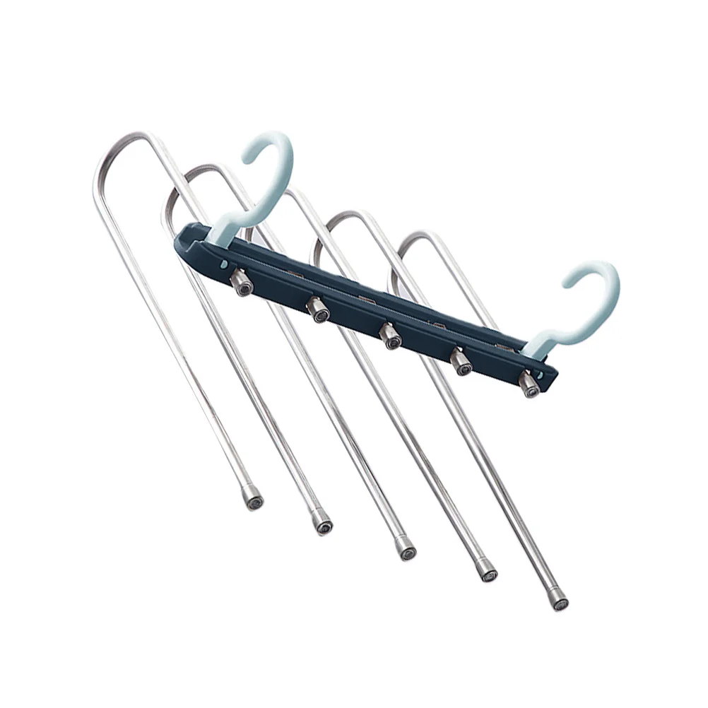 

Multi layer Stainless Steel PP Material Hangers Compact Closet Space Saver Wardrobe ganizer Clothes Dryer Rack
