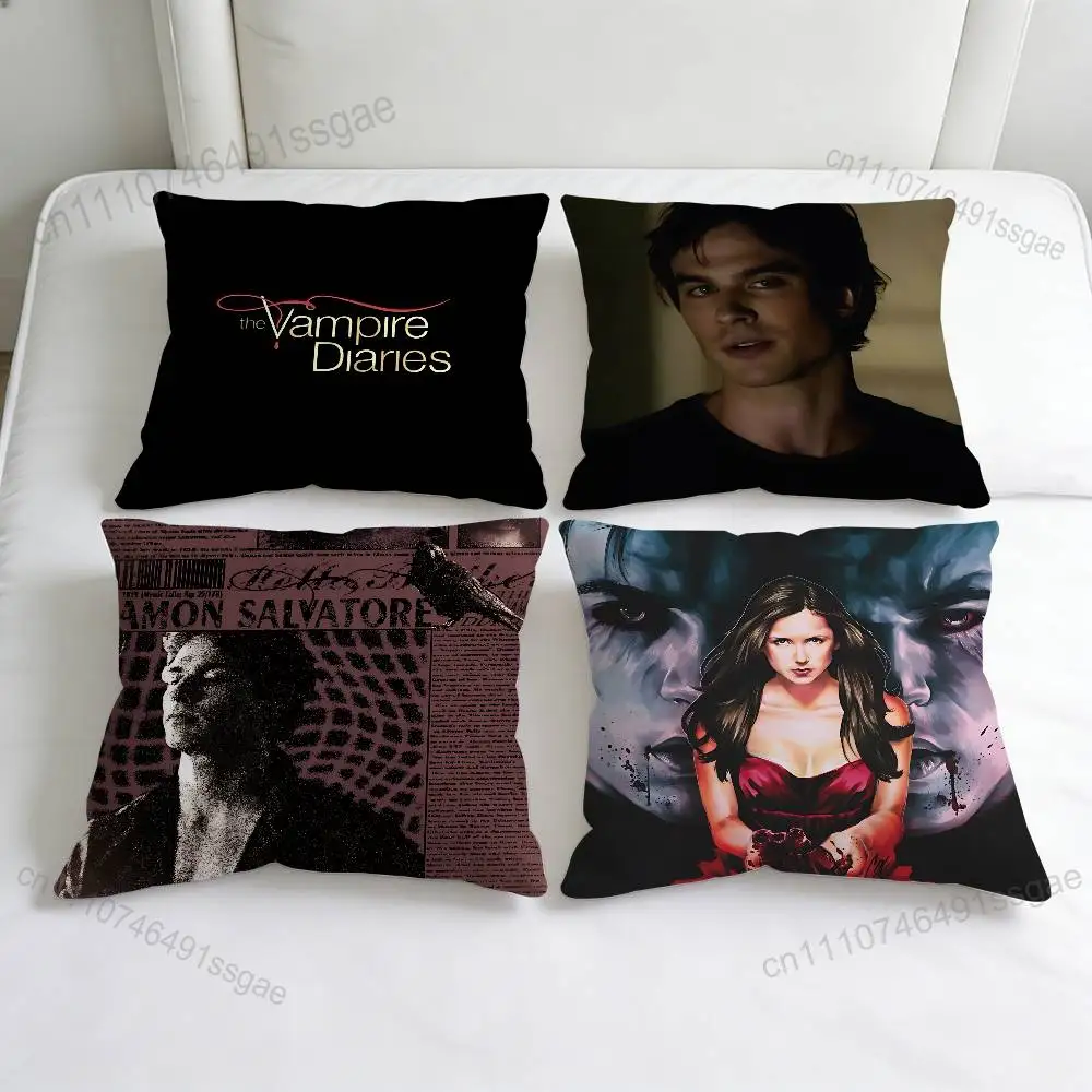 

The V-Vampire D-Diaries Decorative Square Pillow Cover Modern Cushion Case for Living Room Bedroom