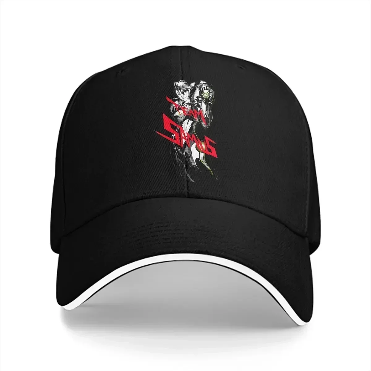 New Summer Cap Sun Visor Team Samosa Hip Hop Caps Super Metroid Cowboy Hat Peaked Hats
