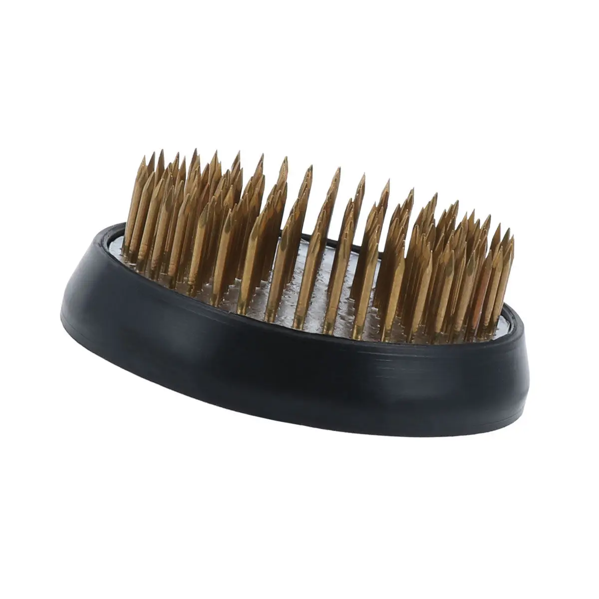 

Golden Copper Needle Flower Arrangement Frog 5Cm Round Support Grid for Centerpiece Design with Protective Gasket