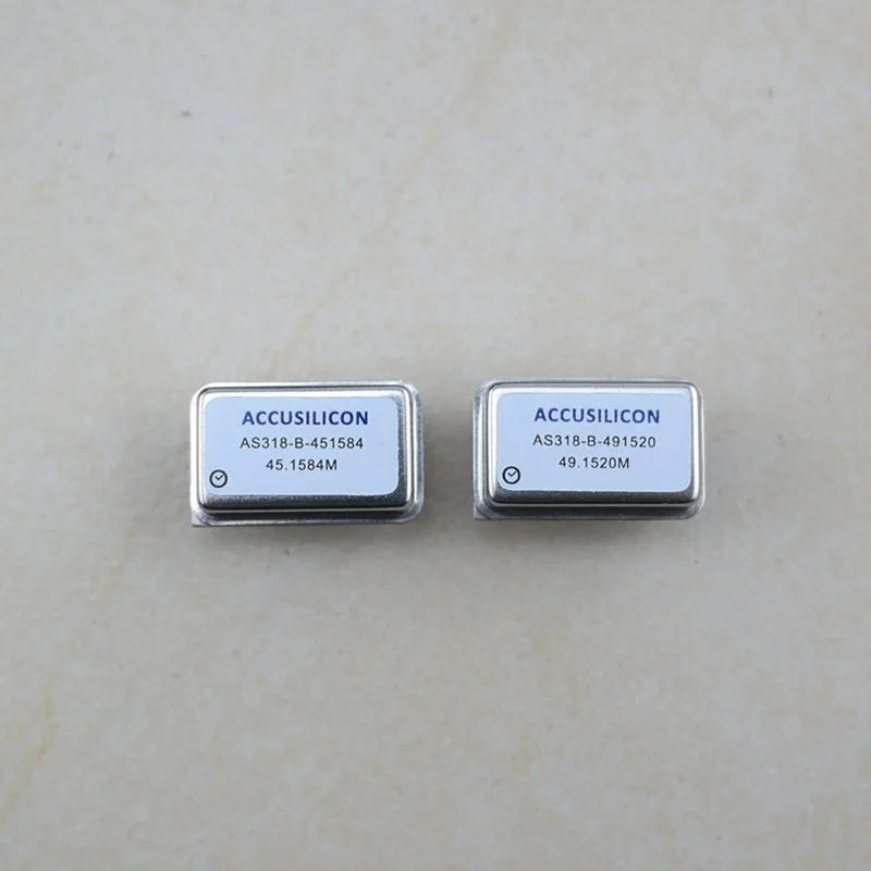 1pcs 100% Original Accusilicon AS318-B-45.1584MHZ AS318-B-49.152MHZ 90.3168MHZ 98.3040MHZ 100.000MH Low noise crystal oscillator