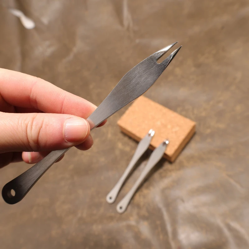 2/3/4mm Stainless Steel Spacing Gauge Leather Marking Tool for Precise Sewing Processes