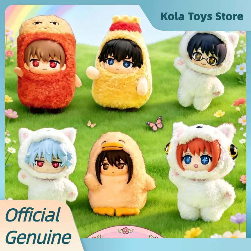 

Genuine Sofunui Gintama Vinyl Plush Series Blind Box Toys Keychain Doll Collection Figure Desktop Decor Girls Birthday Gift