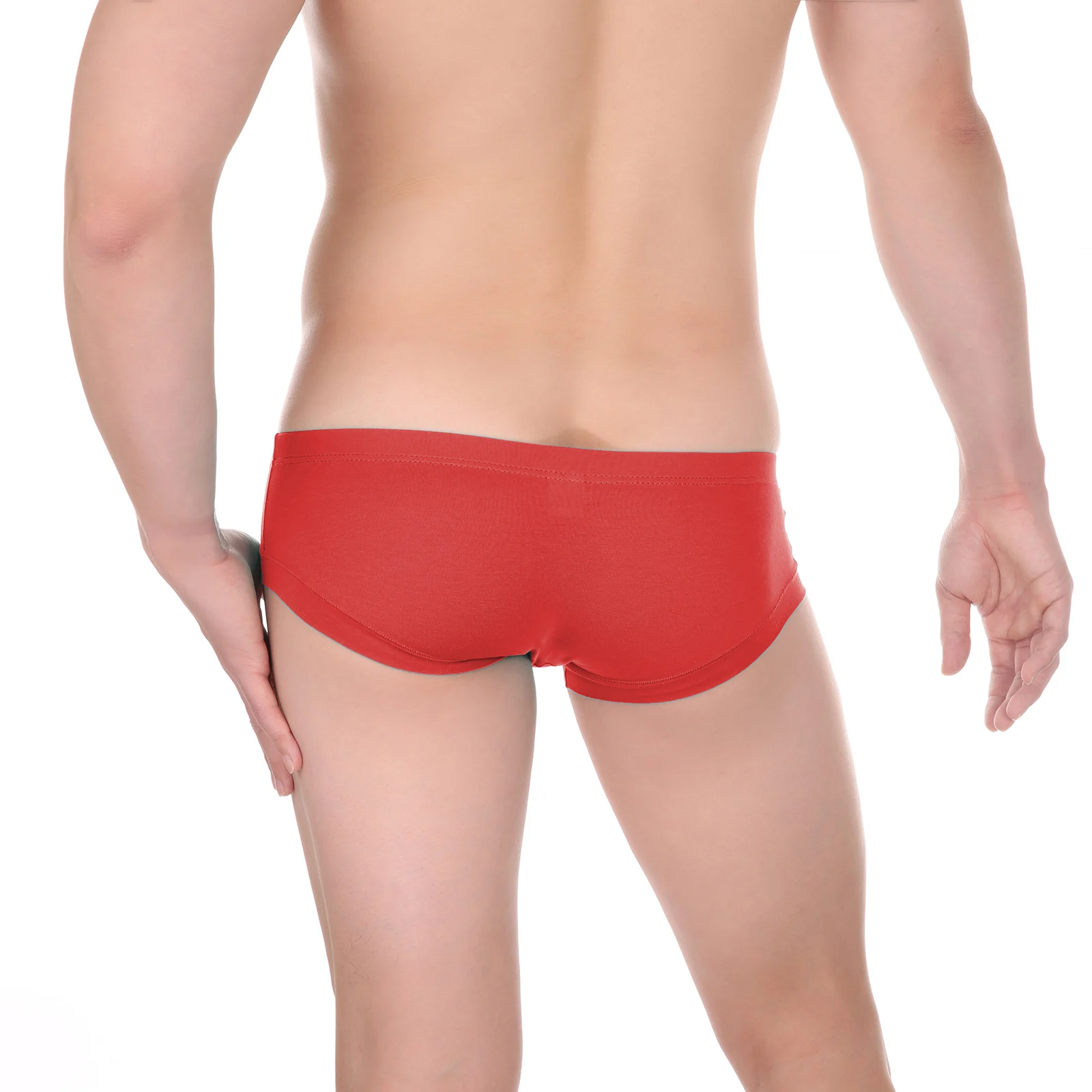 Boxer Briefs Men's Soft Cotton Underwear Slim Fit Boxers Short Underpants Daily Casual Underpants Solid Color