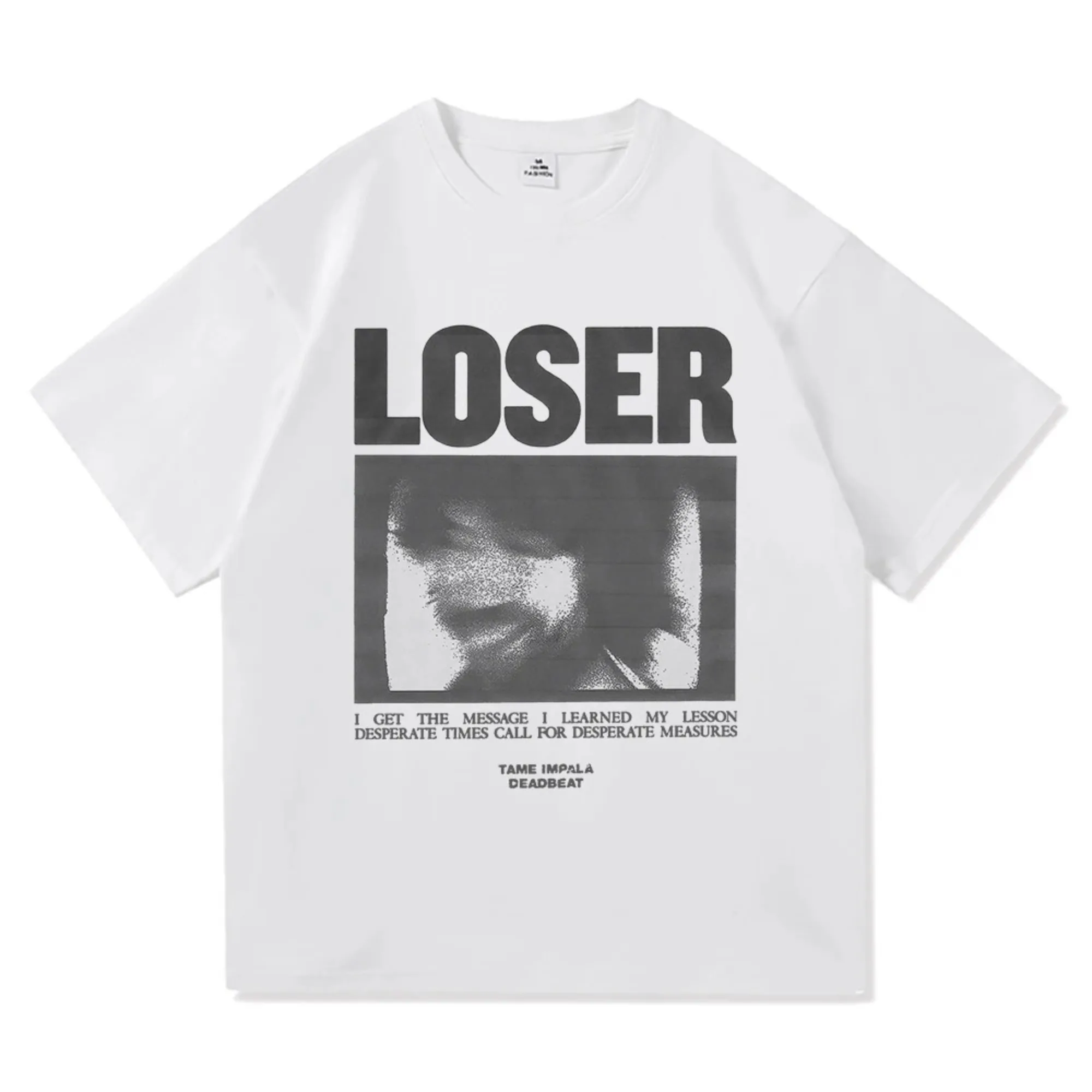 Tame Impala Song Loser 2025 T Shirt Album Deadbeat Men/women Clothing Harajuku High Quality Tops Cotton Tshirts for Fans Gifts