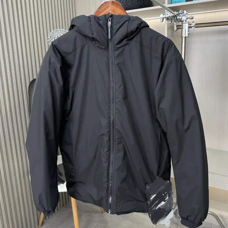 Ropa de algodón gruesa y cálida para hombre, ropa deportiva informal con capucha, cómoda, transpirable, de alta calidad, para exteriores, para invierno