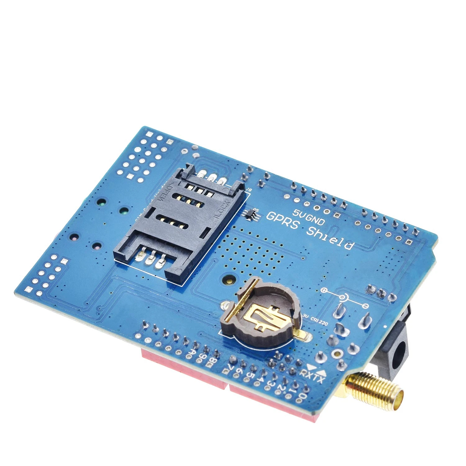 Imagem -05 - Mhz Gprs Gsm Placa de Desenvolvimento Módulo Kit para Arduino Sim900 850 900 1800 1900