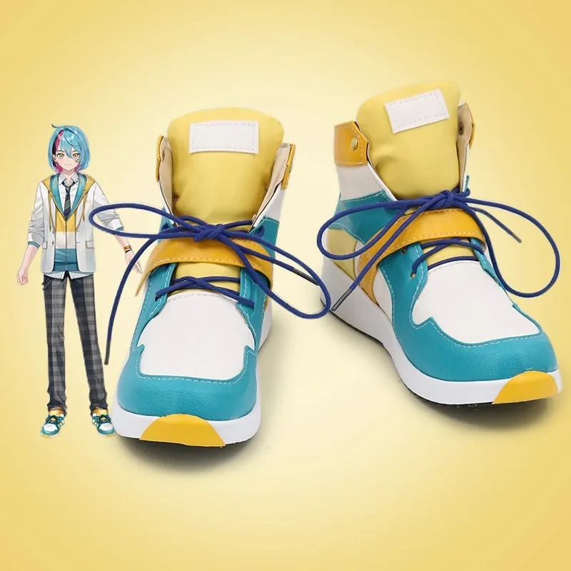 

Kyo Kaneko Virtual YouTuber Cosplay Costume Shoes Handmade Faux Leather Boots