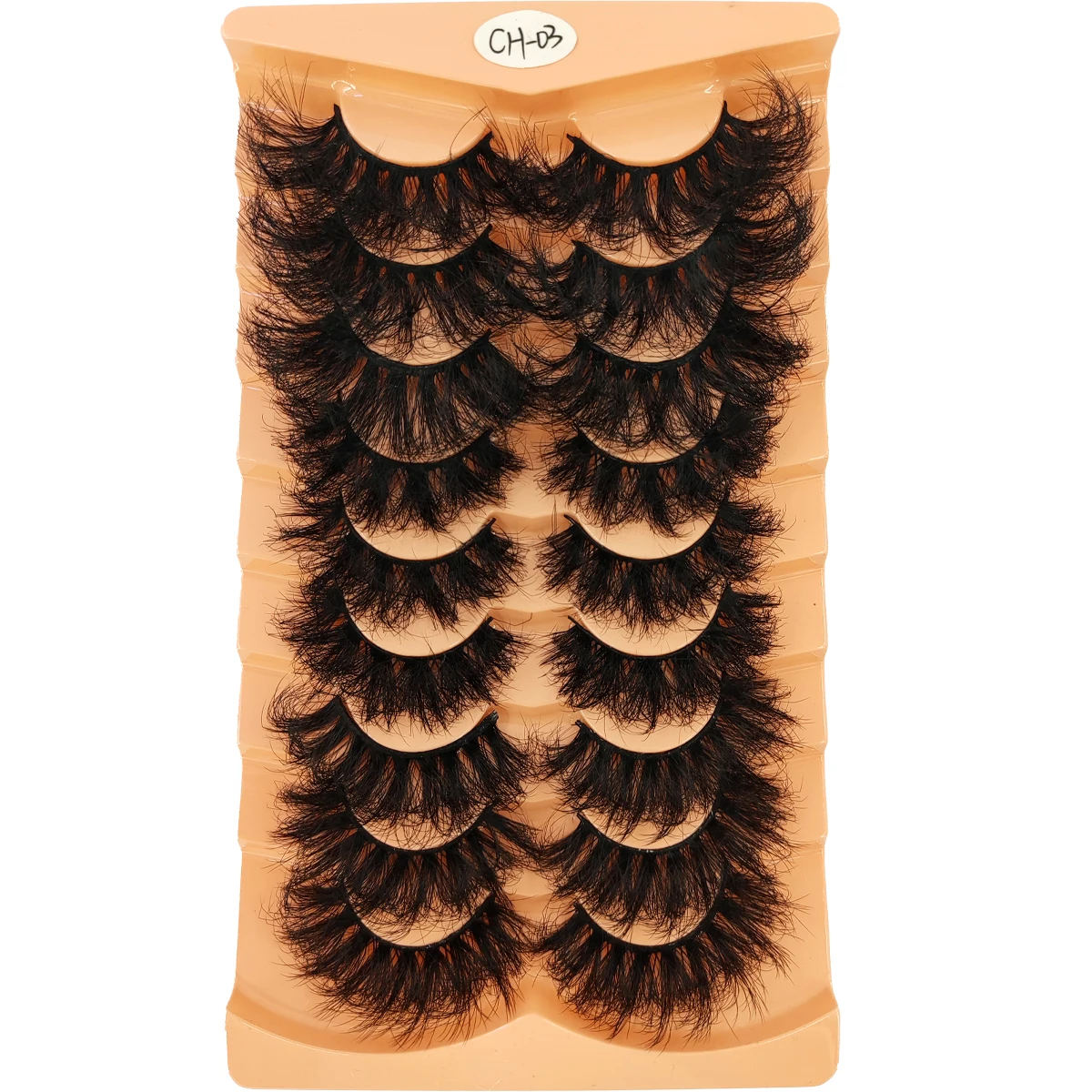 AMSDCN 新しい 7 ペア/9 ペアミンクまつげふわふわで柔軟なロングホリデーまつげドラマチックな美容メイク