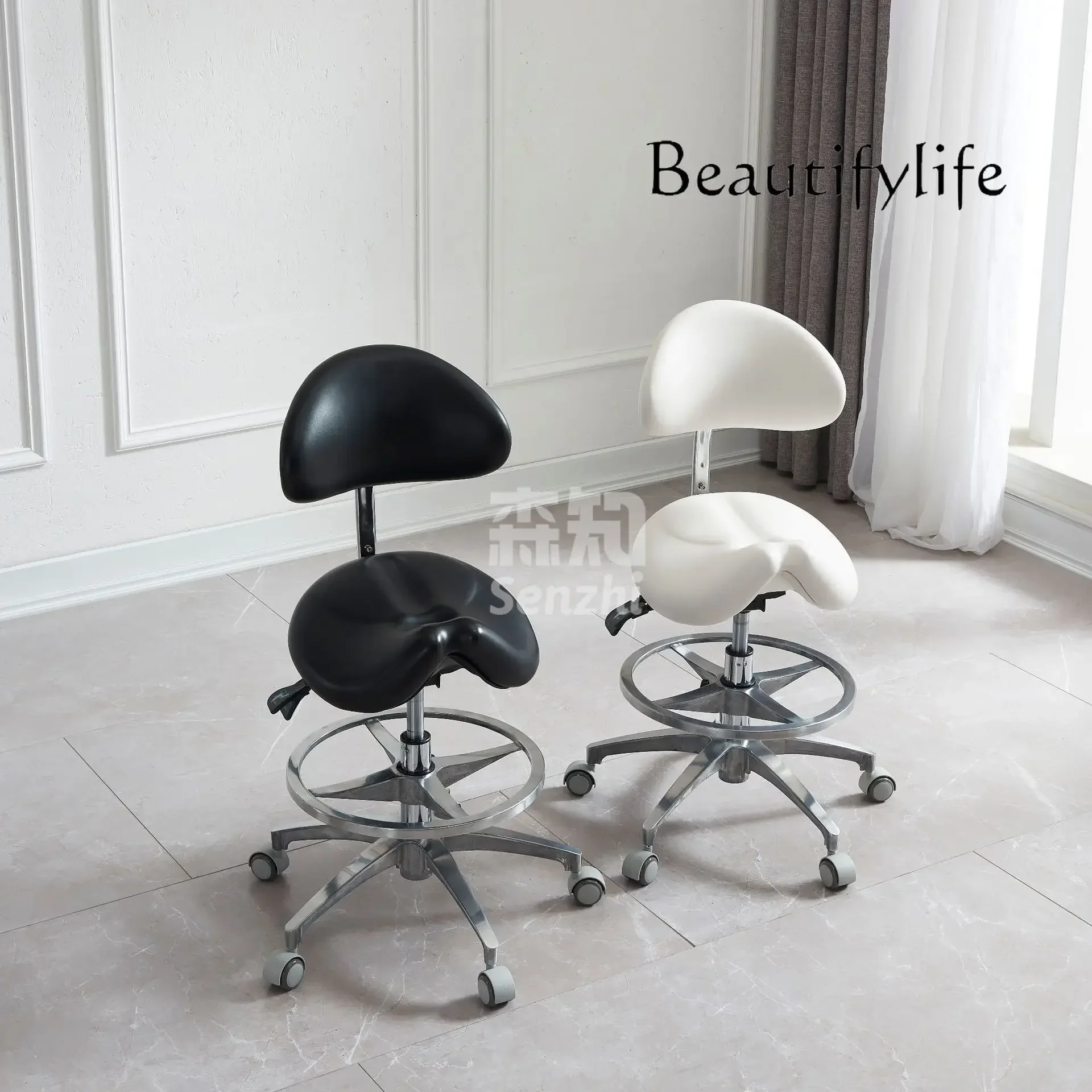 

yj21 Beauty chair rotating lift round stool simple fashion designer high-end new niche