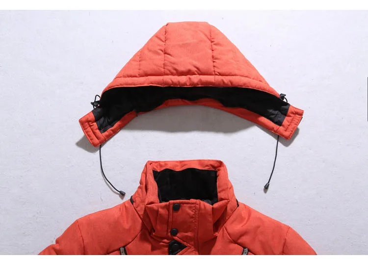 Men Down Jacket -20 Degree Winter Parkas Male White Duck Down Jacket Hooded Outdoor Thick Warm Padded Snow Coat Oversized M-4XL