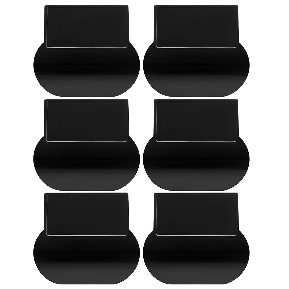 6 قطع من رافع مقعد المرحاض، ملحقات منزلية متينة تقلل من فرصة اللمس، مظهر بسيط، رافع غطاء المرحاض بشكل جيد