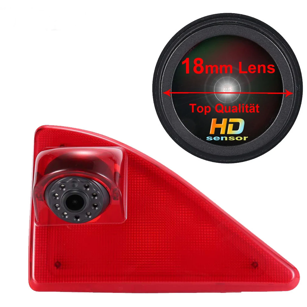 Car Backup Camera HD Parking For Opel Vauxhall Movano Renault Master Nissan NV400 ab 2010 Bremsleuchte 3rd Brake Light Red Kombi