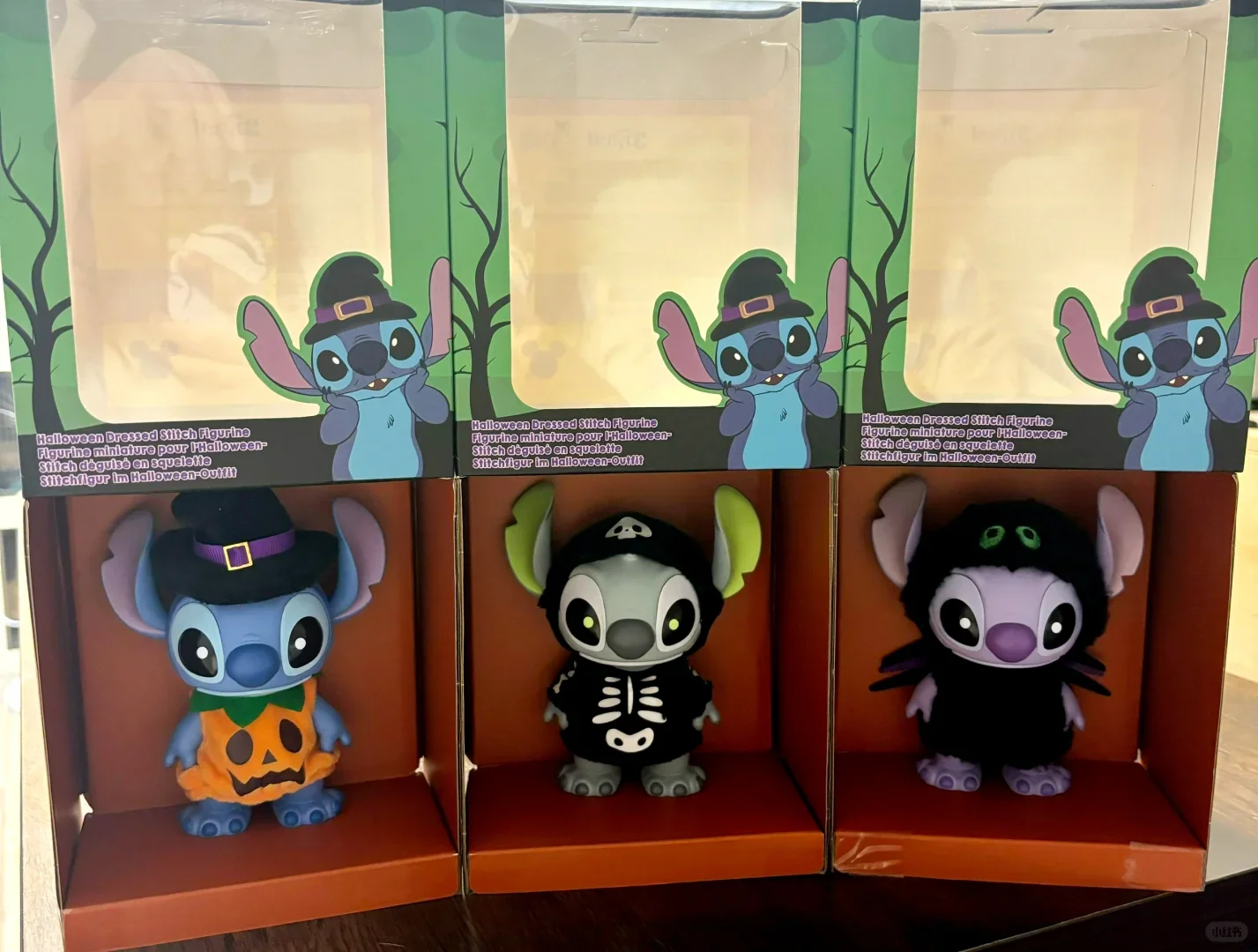 Originale Halloween Stitch Zucca Mago Teschio Luminoso Anime trucco o scherzetto Figura Punto Modello Bambini Regalo di Halloween 2025