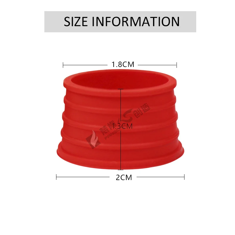 3PCs FANGCAN FCA-08 Sealing Rings for Badminton Sticky Rackets to Fix the Grips Tape 3 colors available