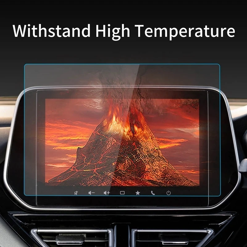 Tempered glass screen protector film For suzuki sx4 s-cross 2022 2023 9 inch Car infotainment radio GPS Navigation Interior