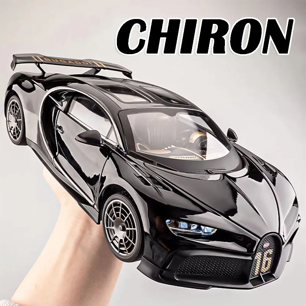 1:18 CHIRON Sports Car Toy Models Alloy Diecast ONE Miniature Supercars Exquisite Interior Doors Opened Shock Absorption Gifts