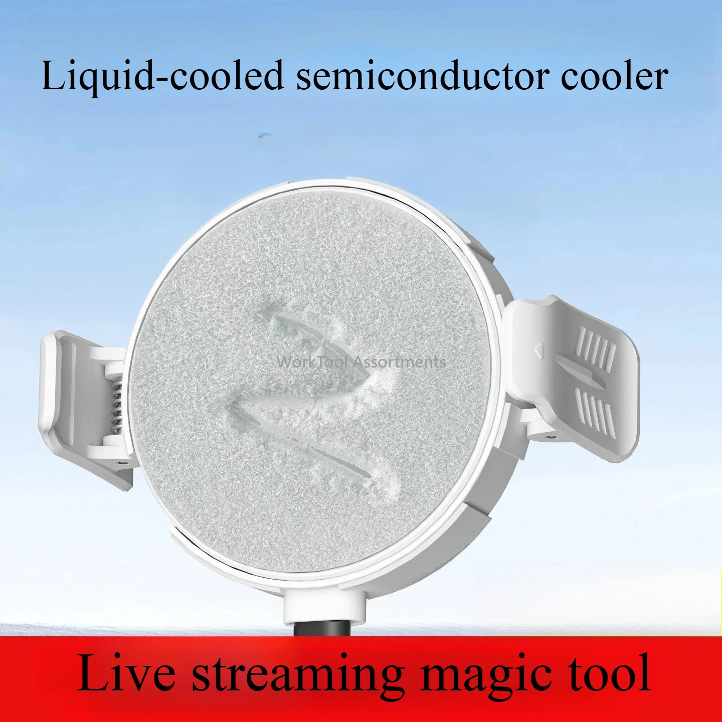 30W Magnetic Semiconductor Liquid Phone Cooler Ultra Silent Cooling Back Clip Radiator Chiller For Live Stream Gaming Smartphone