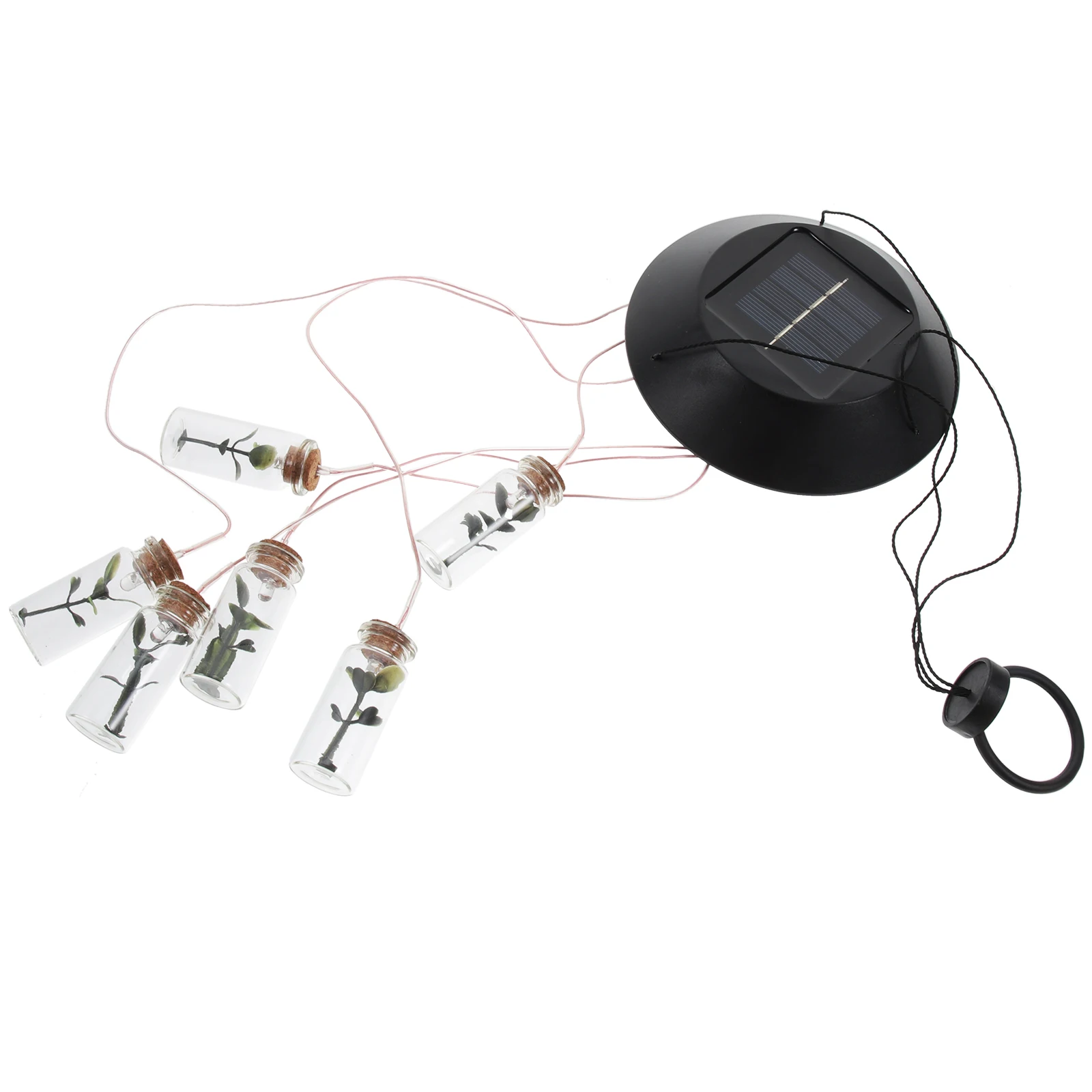 

LED Solar Wind Chime Waterproof Bottle Wind Chimes for Home Party Decoration