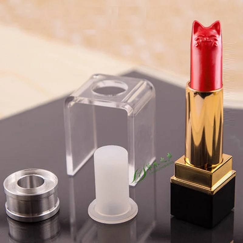 1 Set DIY Beauty Lipstick Mold Tool Kits 12.1mm Tube Lipstick Mold Diy Crafts Tool Silicone Mold Diy Hand-made Lipstick