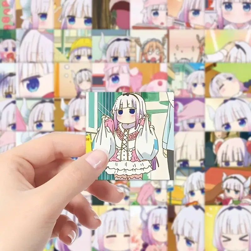 60pcs The maid dragon of Kobayashi-san KannaKamui Character stickers Cartoon Anime Mobile Diy Tablet Decorative Stickers Gifts