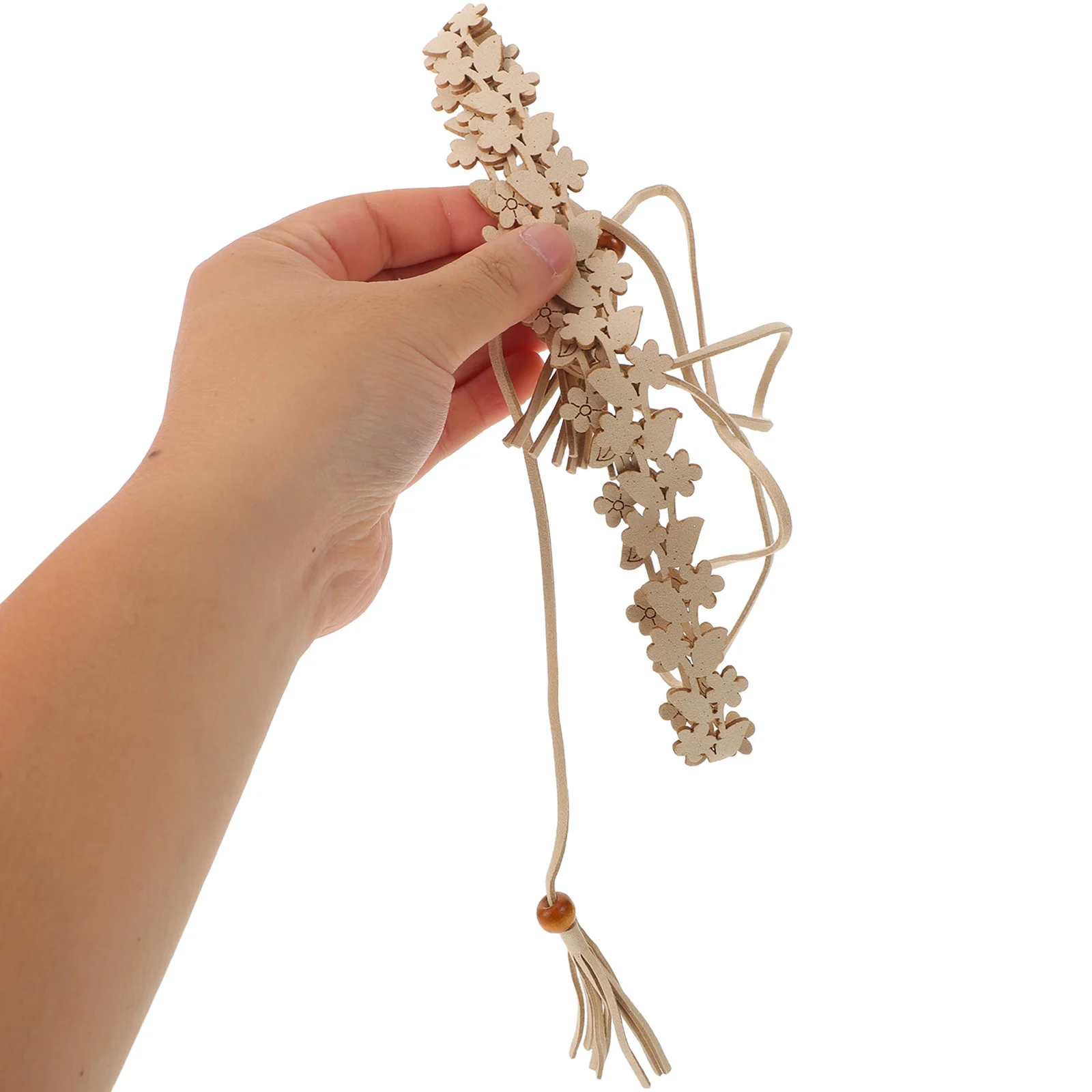 

Floral Waist Bohemian Style Tassel For Women Vintage Boho Dress Belt Macrame Waistband Decorative Tie Lightweight Belt Travel