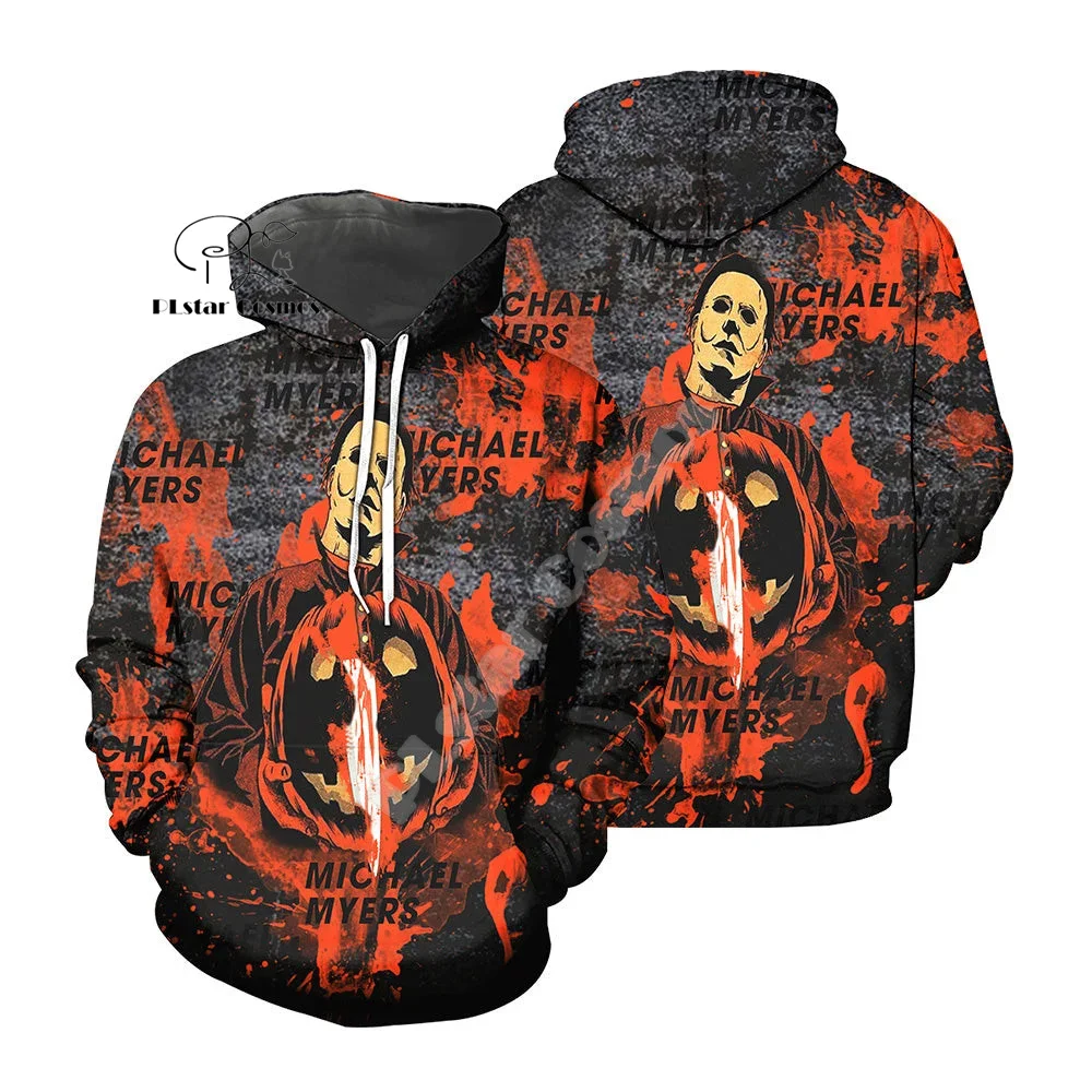 

NewFashion Halloween Horror Terror Movie Character Michael Myers Jason Cosplay 3DPrint Pullover Harajuku Casual Jacket Hoodies F