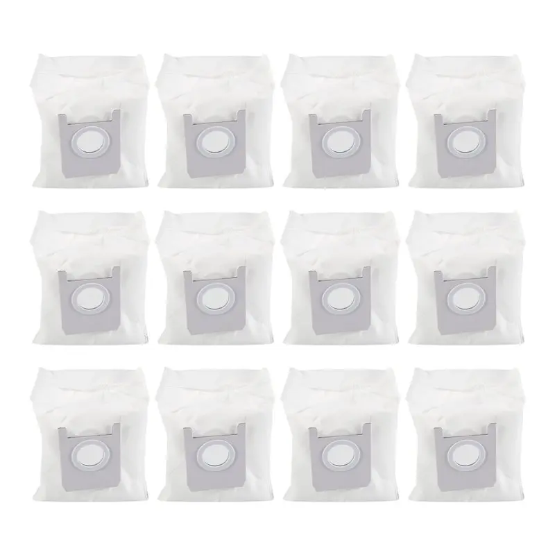 FAST-12 Pcs For Roidmi EVE Plus Robot Vacuum Cleaner Parts Dust Bag Garbage Storage Bag Replacement Accessories