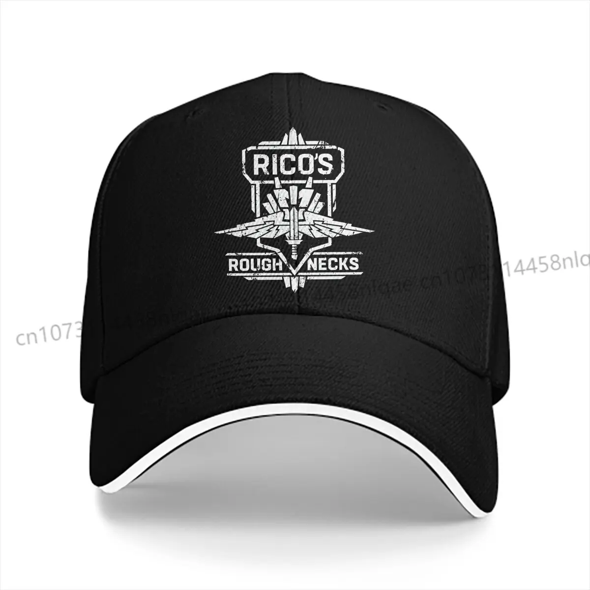 RICO's ROUGHNECKS White Starship Troopers Multicolor Hat Peaked Women's Cap Personalized Visor Protection Hats